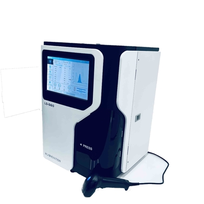 90 Sekunden HPLC HbA1c Analysator-Vollblut/vor Verdünnungsmittel-Probe 10&quot; farbenreiche LCD-Anzeige