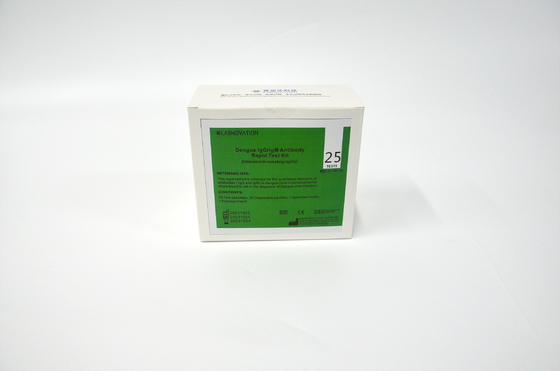 Schnelle Test-Ausrüstungen Immunochromatography 95 Prozent-Genauigkeits-Dengue-Fieber IgG IgM