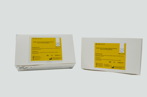 20PCS SARS-CoV-2 AG schnelle Versuchseinrichtungen 15 Min Nasal Swab Test Kit