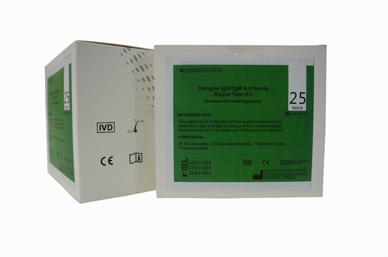 Test-Ausrüstung ISO9001 schneller Privatleben-Antikörper-schnelle Dengue-Fieber IgG IgM