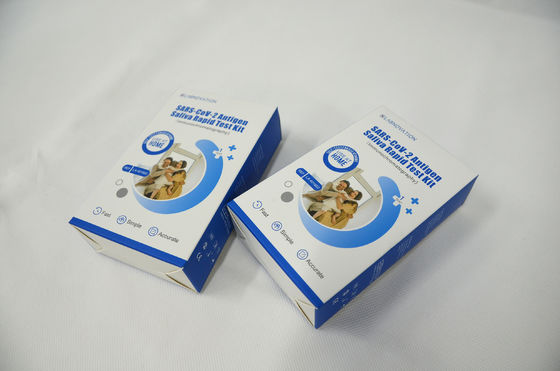 Qualität  SARS-CoV-2 Saliva Self Test Kit Single Pack Portable RTK Ag Saliva Test Kit usine