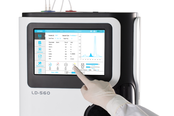 LD-560 HbA1c vollautomatischer HbA1c Analysator der schnellen Test-Analysator-großen Kapazitäts-