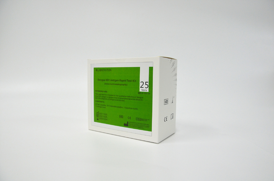 95% Genauigkeits-weißer Dengue-Fieber NS1 Antigen-Test Kit Rapid Chromatographic Immunoassay