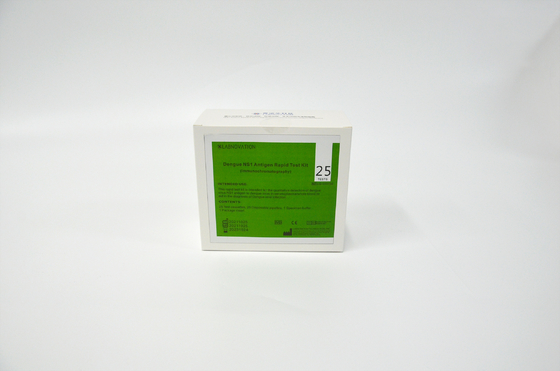 95% Genauigkeits-weißer Dengue-Fieber NS1 Antigen-Test Kit Rapid Chromatographic Immunoassay