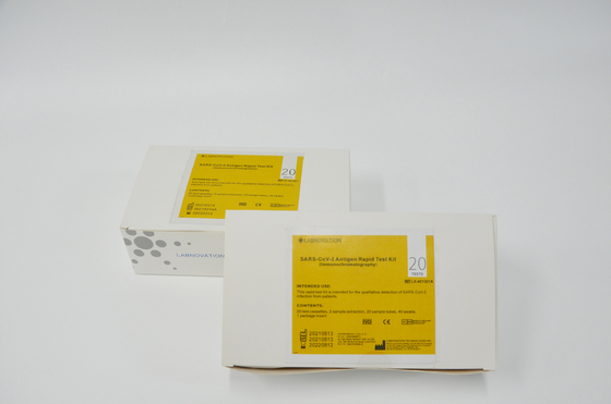 Oropharyngeal 98,04% Sensit schnelles Antigen Kit Professional Labnovation Test