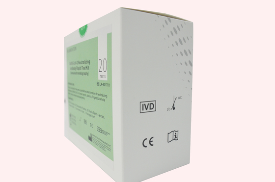 Soem-ODM COVID-19 neutralisierender Test der Antikörper-Test-Ausrüstungs-20 pro Behälter