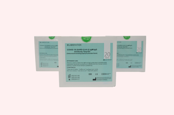 Labnovation CoV-19 IgG IgM schneller Antitropfen 20ul der körper-Test-Ausrüstungs-1