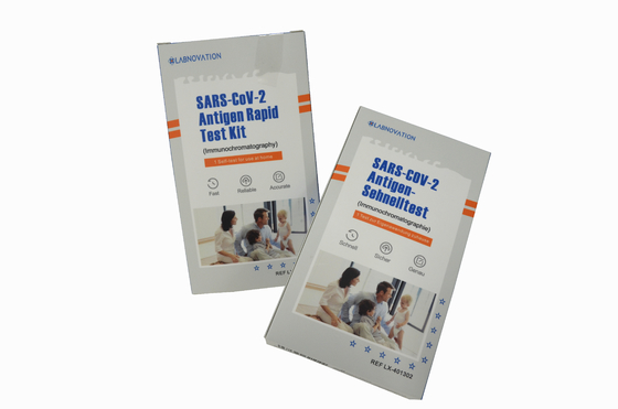 Einzelnes verpackendes CER Antigen-Selbsttest-Kit Detectings SARS-CoV-2 Nucleocapsid bescheinigt