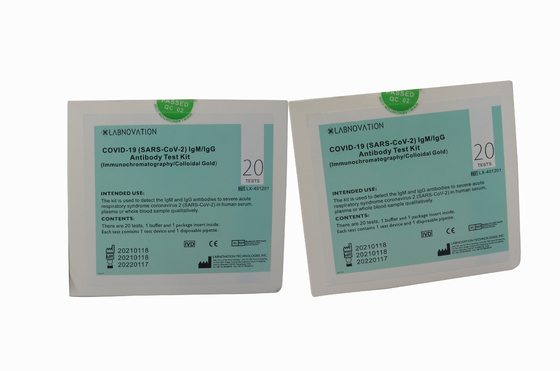 Empfindlichkeit der Universal-SARS-CoV-2 IgG IgM Antikörper-schnelle Test-Ausrüstungs-90%