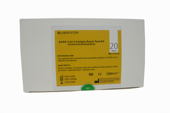 Ein Schritt-Antigen-schnelles Test-Kit Nasal Swab-CER bescheinigt für SARS-CoV-2