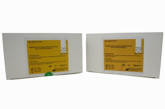 Tests schnelles der Antigen-Test-Ausrüstungs-CoV-19 Antigen-schnelle Test-der Ausrüstungs-99% der Genauigkeits-20 pro Behälter