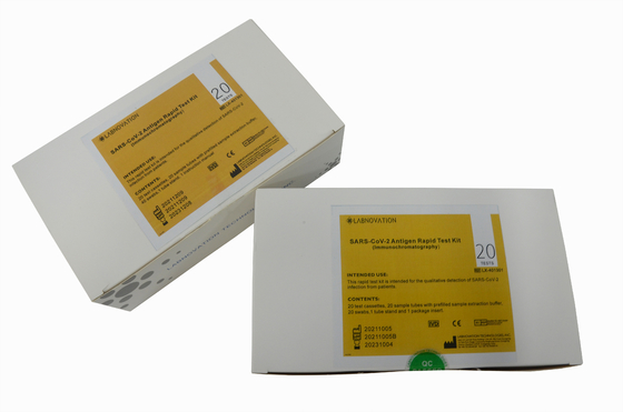 Tests schnelles der Antigen-Test-Ausrüstungs-CoV-19 Antigen-schnelle Test-der Ausrüstungs-99% der Genauigkeits-20 pro Behälter