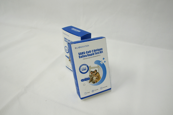 CER ISO13485 COVID-19 RTK Speichel Selbsttest-Kit For IN VITRO Diagnose