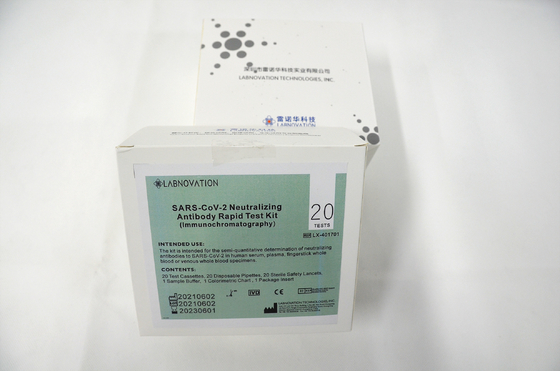 95% Genauigkeit erwischt neutralisierenden Antikörper-Test Kit Immunochromatography