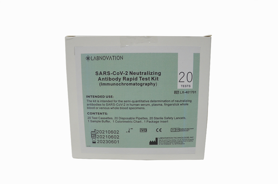 Antikörper-Test-Ausrüstung ISO9001 des Schritt-CoV-19 eins neutralisierende