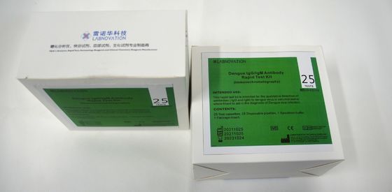 Schnelle Test-Ausrüstungen 95% Berufsdengue-fieber IgG IgM 25 Tests