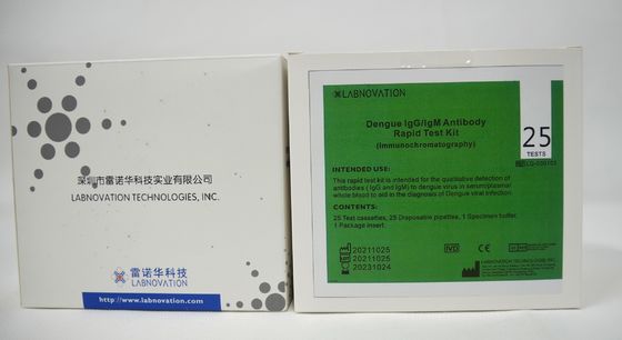 Test-Dengue-Fieber IgG IgM Soem-ODM IVD 25 schnelle Test-Ausrüstungen