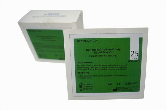 kleine Dengue-Fieber Antikörper Igm Igg der Exemplar-30ul Test-Ausrüstung ISO 13485