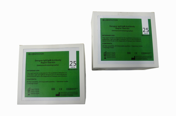 Test-Ausrüstung ISO9001 schneller Privatleben-Antikörper-schnelle Dengue-Fieber IgG IgM