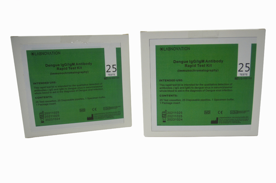 Antikörper IgG IgM 95% Genauigkeits-30ul Test Kit For Dengue Viral Infection