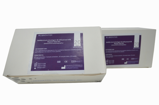 Oropharyngeal Putzlappen-schneller Grippe-Test Kit Combo Antigen Influenza A u. b-Test-Ausrüstung
