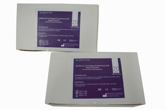 Berufstest Kit Flu Swab Antigen Kit ISO 13485 grippe-AB