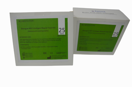 25 Test-medizinisches Dengue-Fieber NS1 schnelles Test-Ausrüstung Soem-ODM