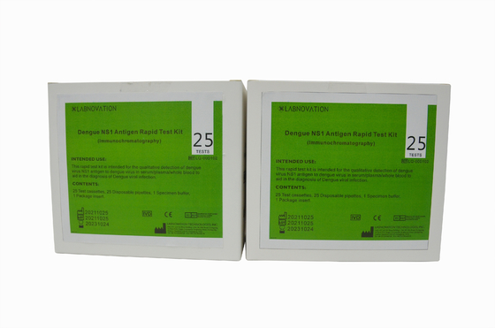 Kassetten-Dengue-Fieber NS1 schnelles Test-Kit Whole Blood Serum Plasma-Antigen-Diagnoseausrüstung