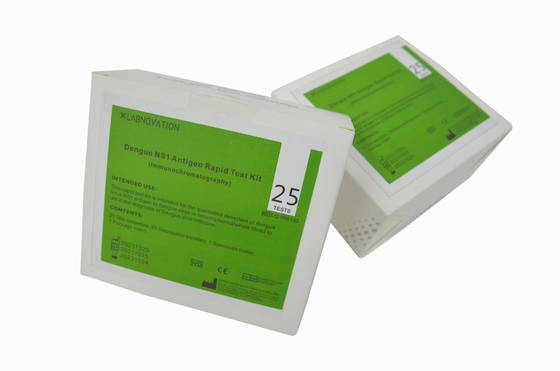 25PCS Berufsdengue-fieber NS1 schnelle Test-Kit Negative Positive Dengue Test-Ausrüstungen