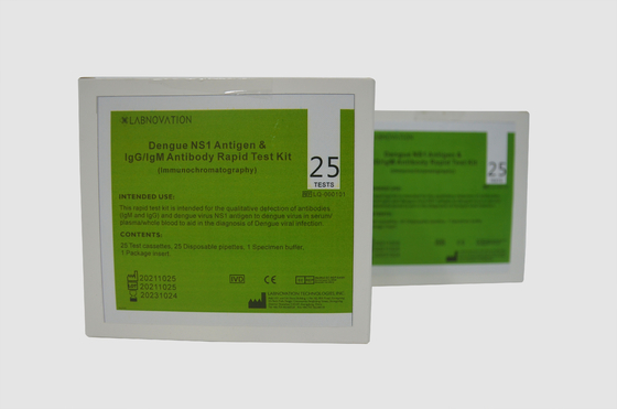 Antikörper-Dengue-Fieber IgG IgM kombinierte schnelle Antigen-Test-Ausrüstung Test-Kit Cassettes NS1