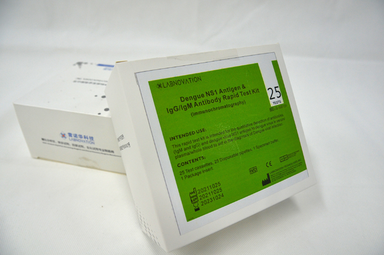 NS1 AG Dengue-Fieber ISO9001 IgG IgM kombinierte schnelle Test-Ausrüstung 25PCS