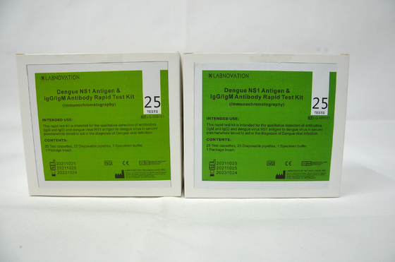 NS1 AG Dengue-Fieber ISO9001 IgG IgM kombinierte schnelle Test-Ausrüstung 25PCS