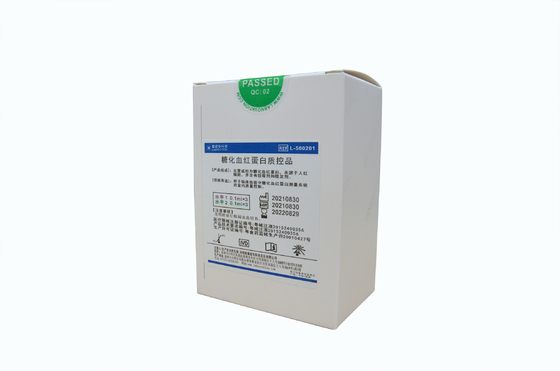 Glykosylierter Analysator des Hämoglobin-Steuerld500 HbA1c befolgen Labor-BESCHWICHTIGUNGSMITTEL