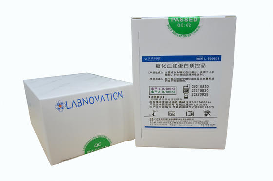 Glykosylierter Analysator des Hämoglobin-Steuerld500 HbA1c befolgen Labor-BESCHWICHTIGUNGSMITTEL