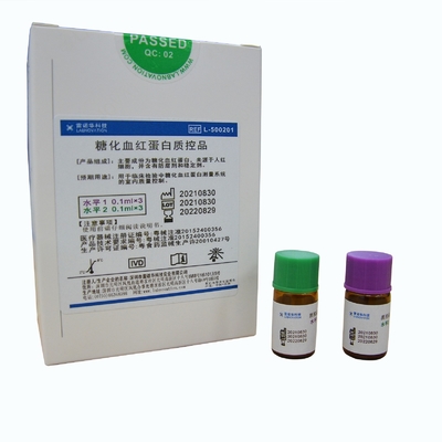 Glykosylierter Analysator des Hämoglobin-Steuerld500 HbA1c befolgen Labor-BESCHWICHTIGUNGSMITTEL